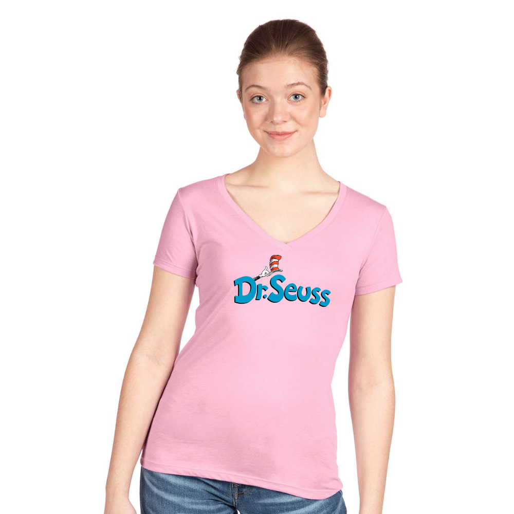 Women's Dr. Seuss Next Level Ideal V-Neck T-Shirt