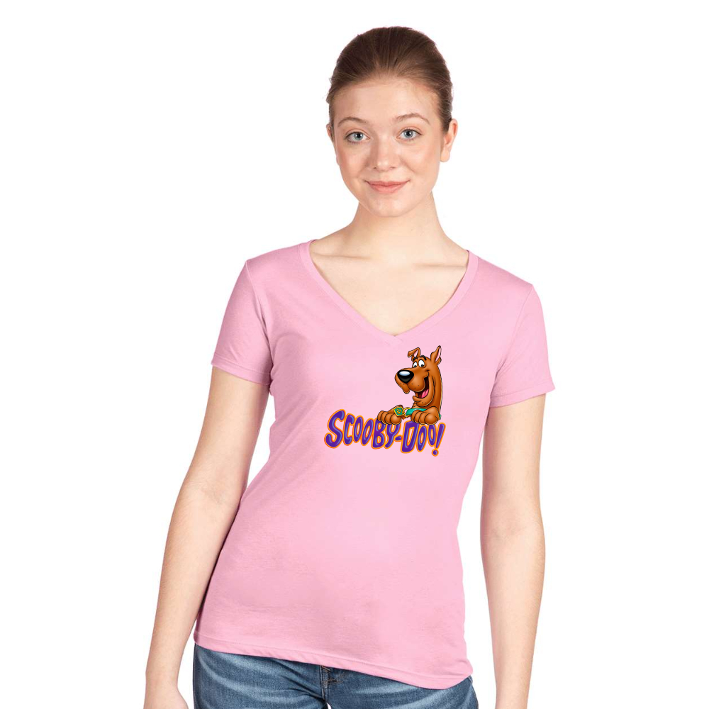 Women's Scooby-Doo Next Level Ideal V-Neck T-Shirt