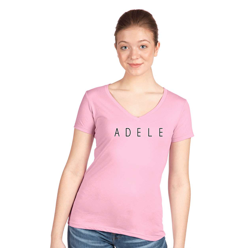 Women's ADELE Next Level Ideal V-Neck T-Shirt