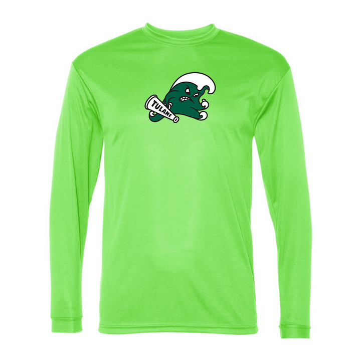 Men's Tulane Green Wave Performance Long Sleeve T-Shirt