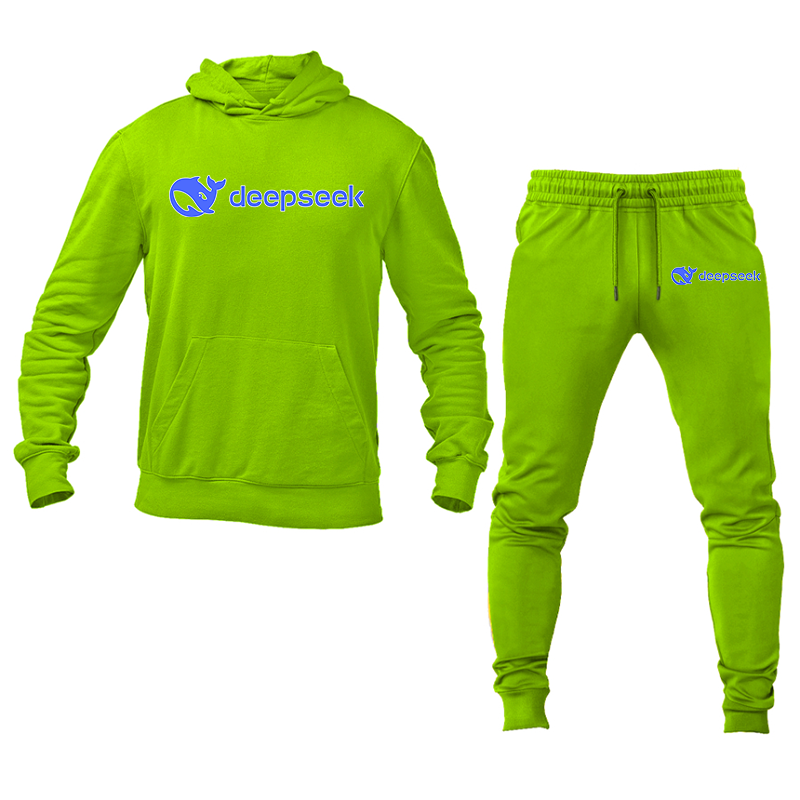 Men's  DeepSeek Hoodie and Joggers Set