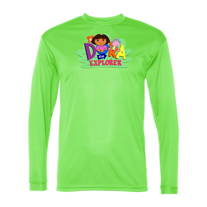 Men's Dora the Explorer Performance Long Sleeve T-Shirt