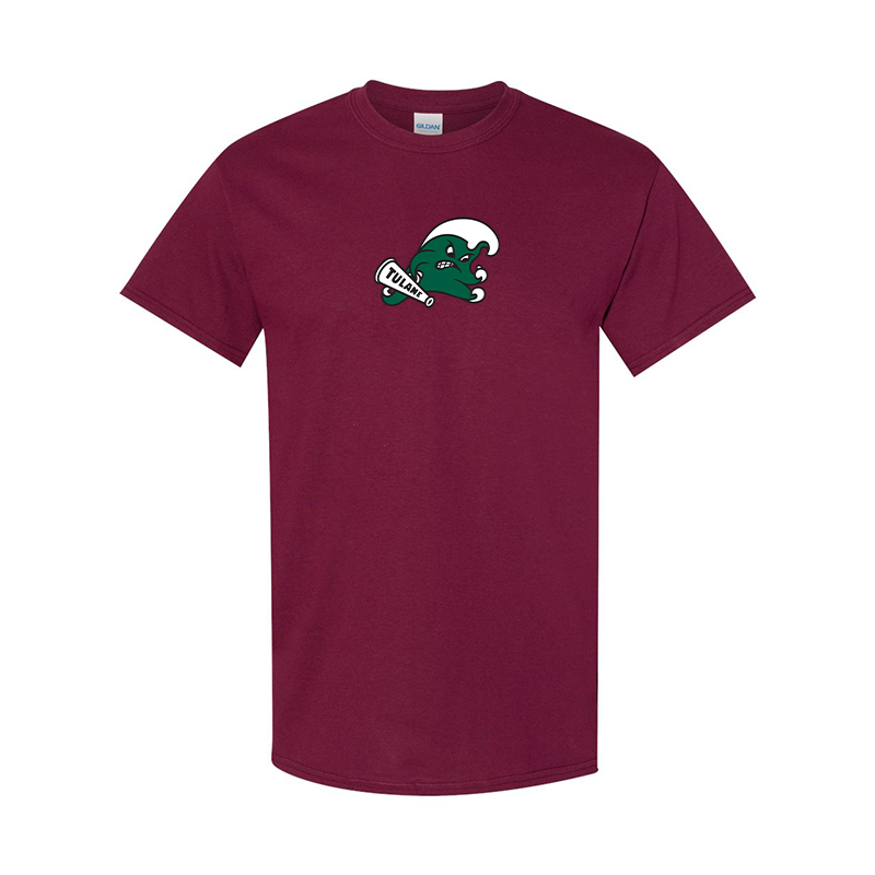 Men's Tulane Green Wave Gildan Heavy Cotton T-Shirt