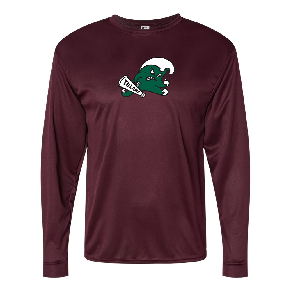 Men's Tulane Green Wave Performance Long Sleeve T-Shirt