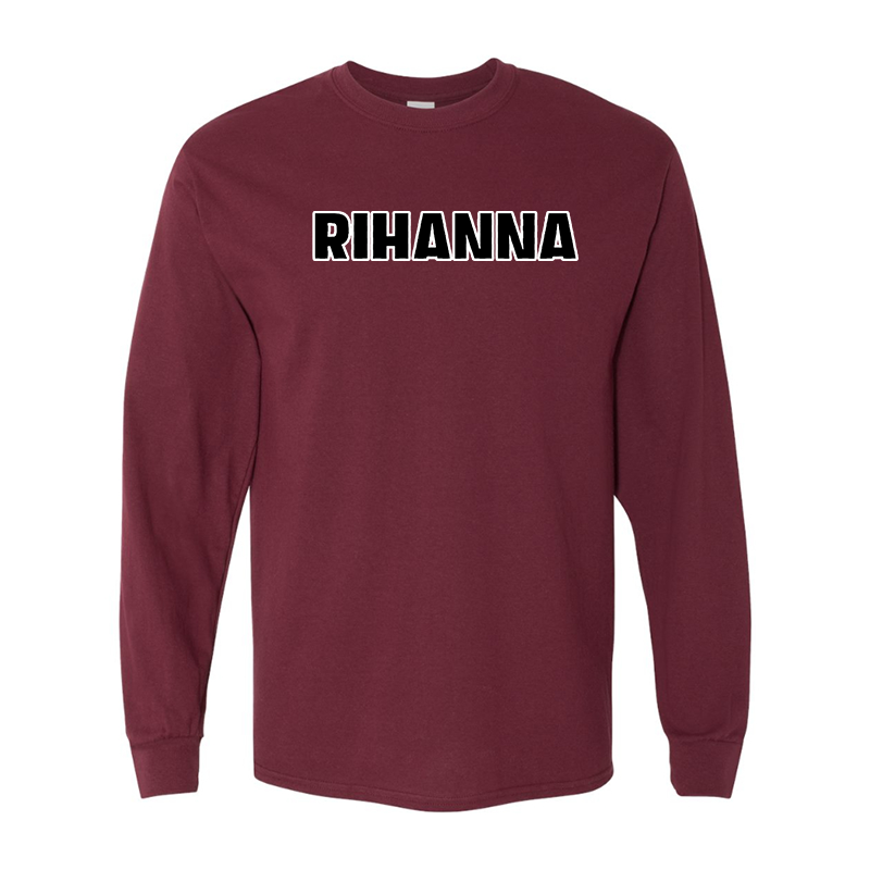 Men's Rihanna Gildan Heavy Cotton Long Sleeve T-Shirt