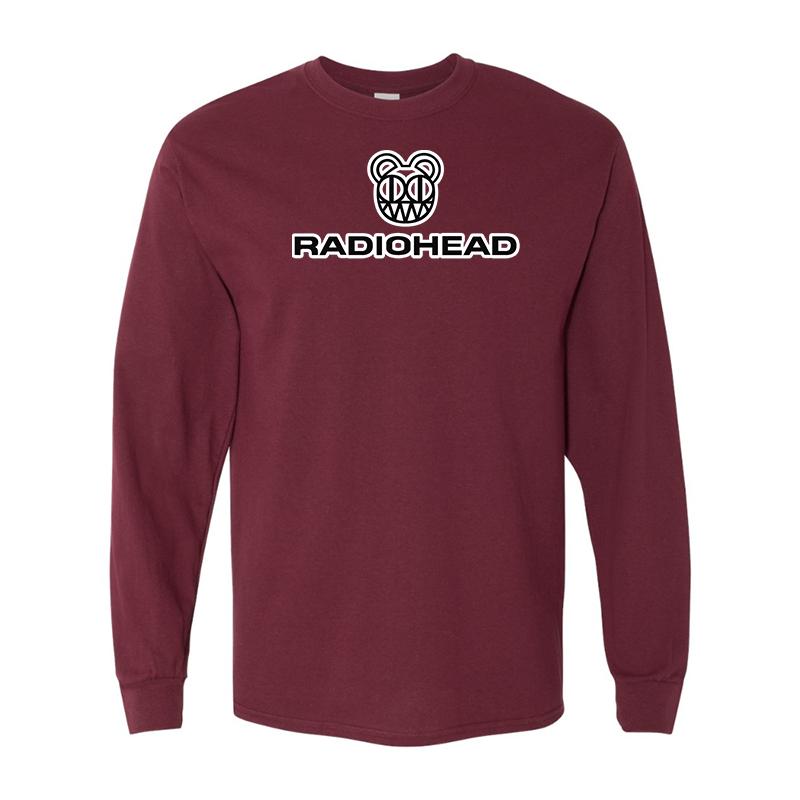 Men's Radiohead Gildan Heavy Cotton Long Sleeve T-Shirt