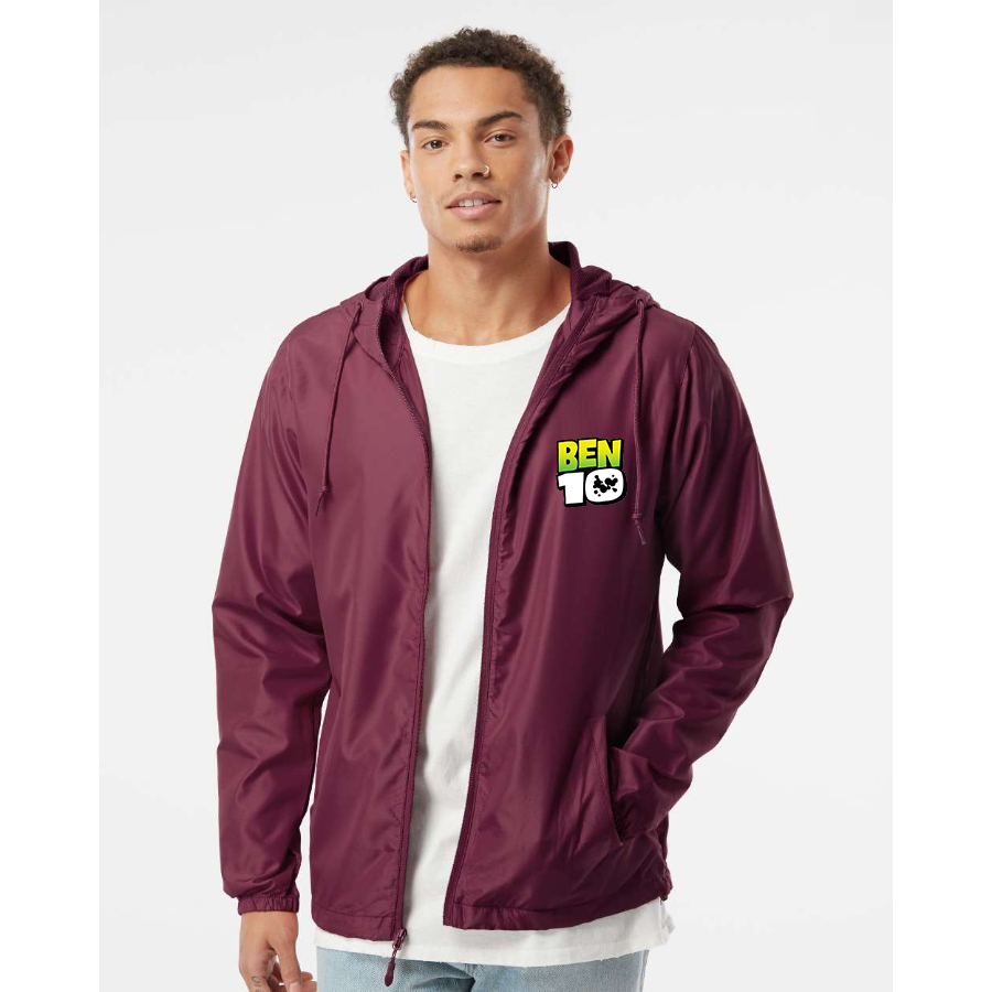 Men's  Ben 10 Independent Trading Co Lightweight Windbreaker Full-Zip Jacket