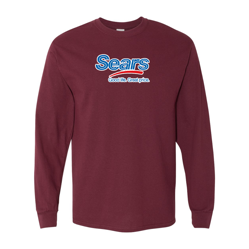 Men's Sears Gildan Heavy Cotton Long Sleeve T-Shirt