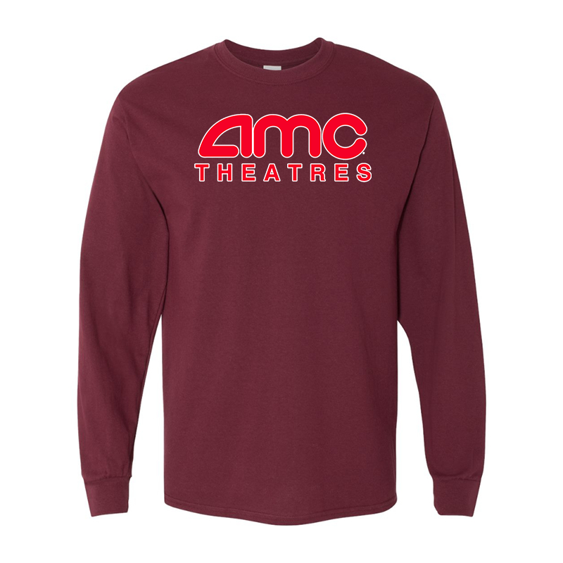 Men's Amc Theatres Gildan Heavy Cotton Long Sleeve T-Shirt