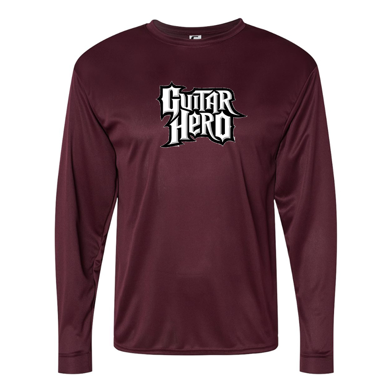 Men's  Guitar hero Performance Long Sleeve T-Shirt