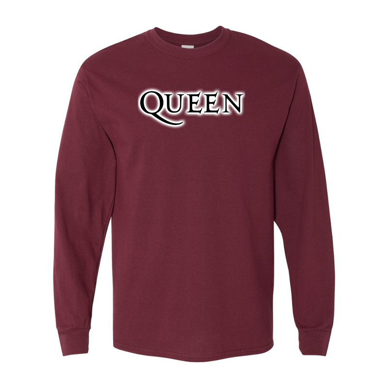 Men's Queen Gildan Heavy Cotton Long Sleeve T-Shirt