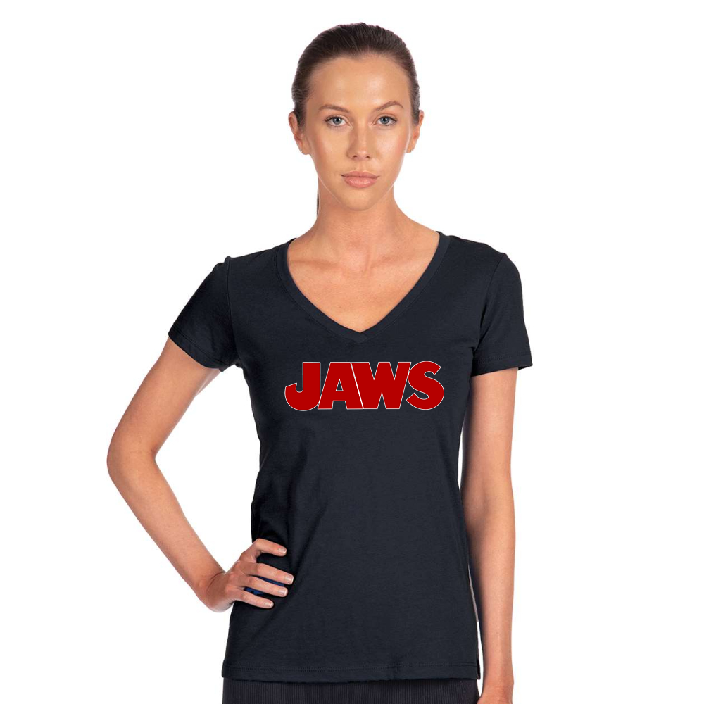 Women's Jaws Next Level Ideal V-Neck T-Shirt