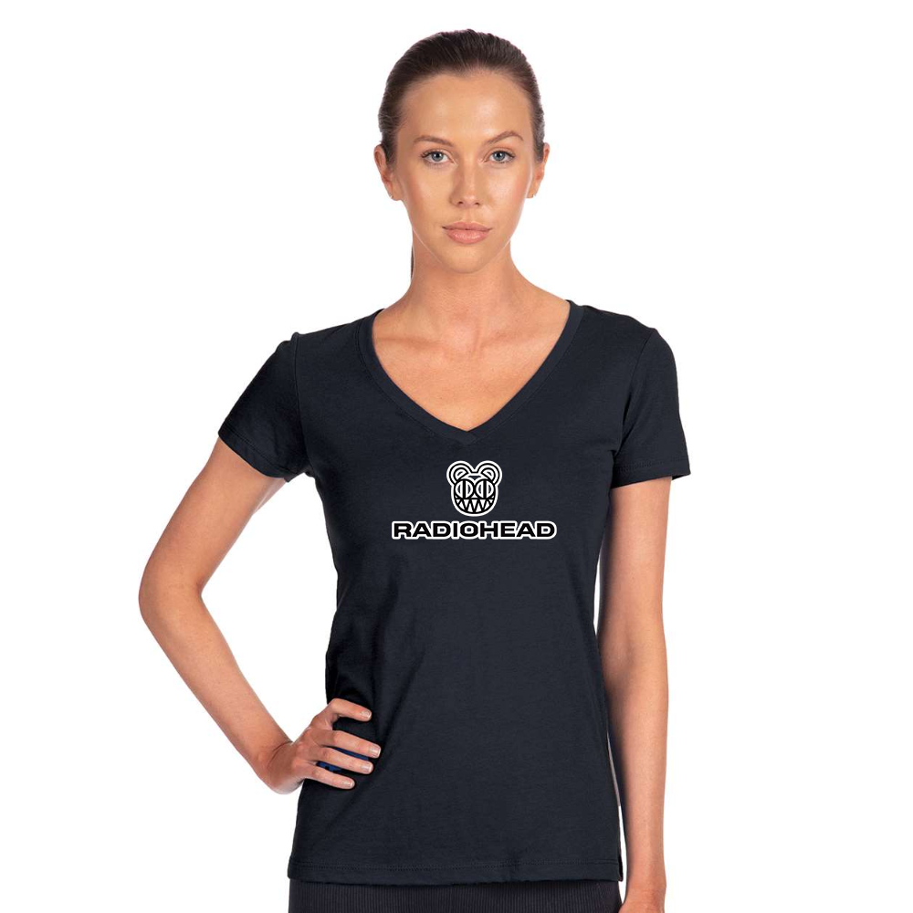 Women's Radiohead  Next Level Ideal V-Neck T-Shirt