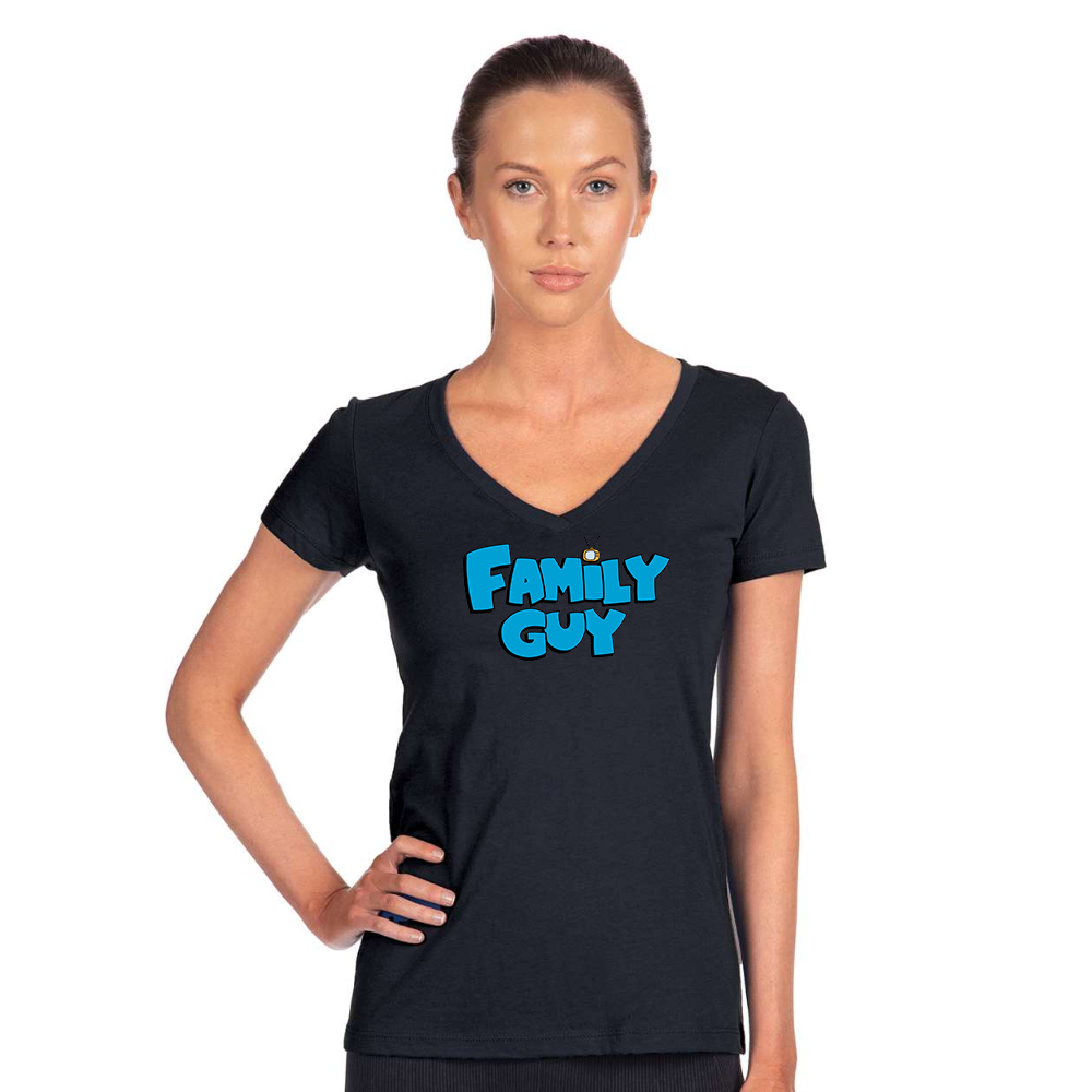 Women's Family Guy Next Level Ideal V-Neck T-Shirt