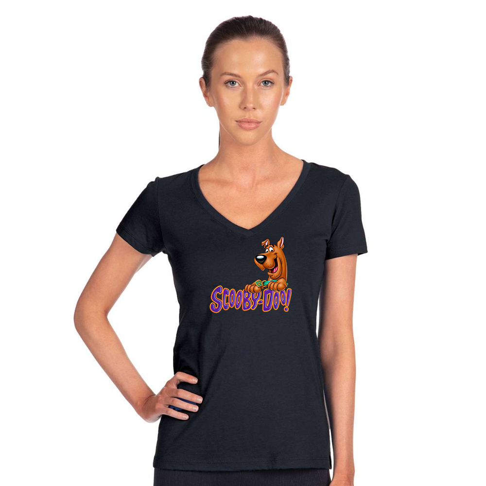 Women's Scooby-Doo Next Level Ideal V-Neck T-Shirt