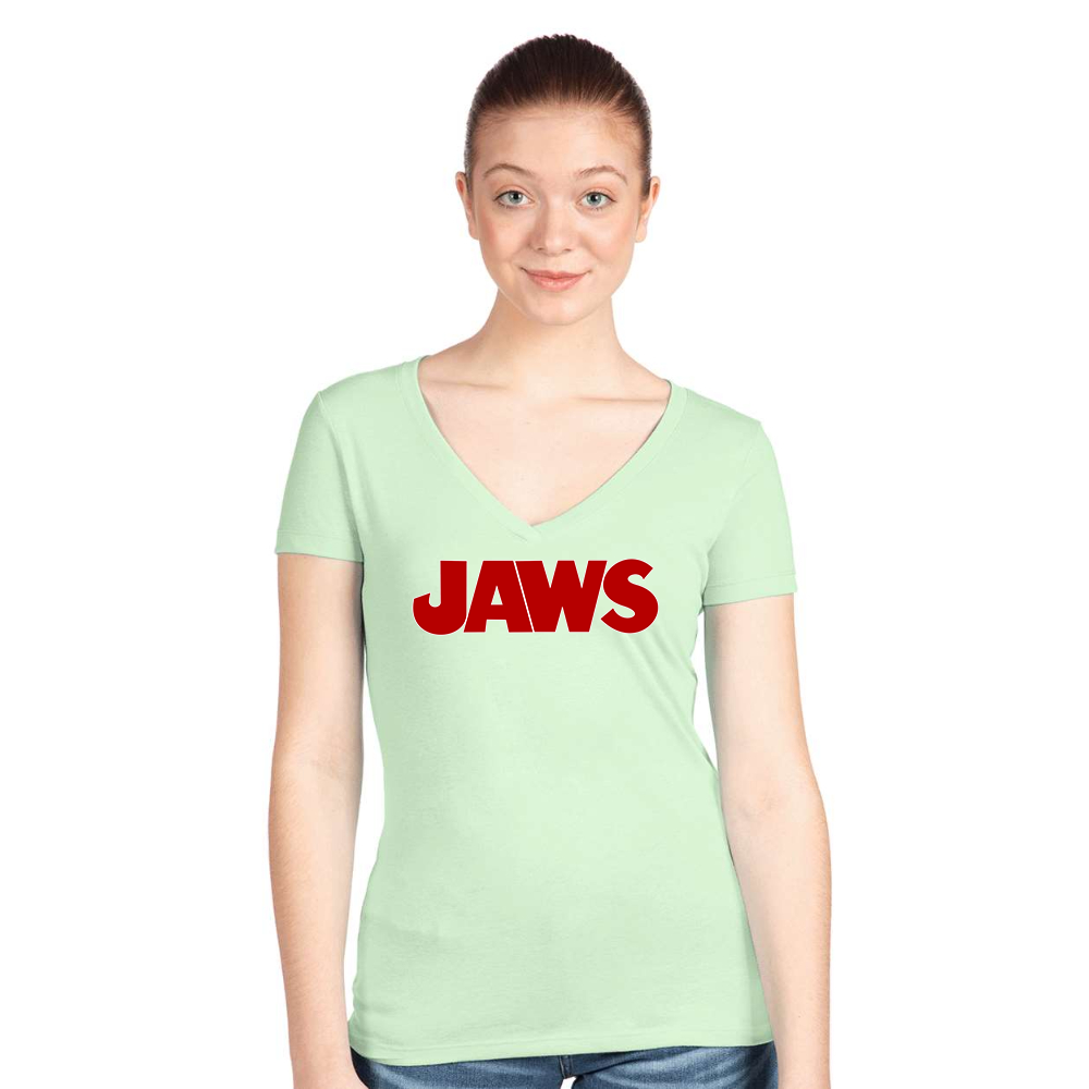 Women's Jaws Next Level Ideal V-Neck T-Shirt