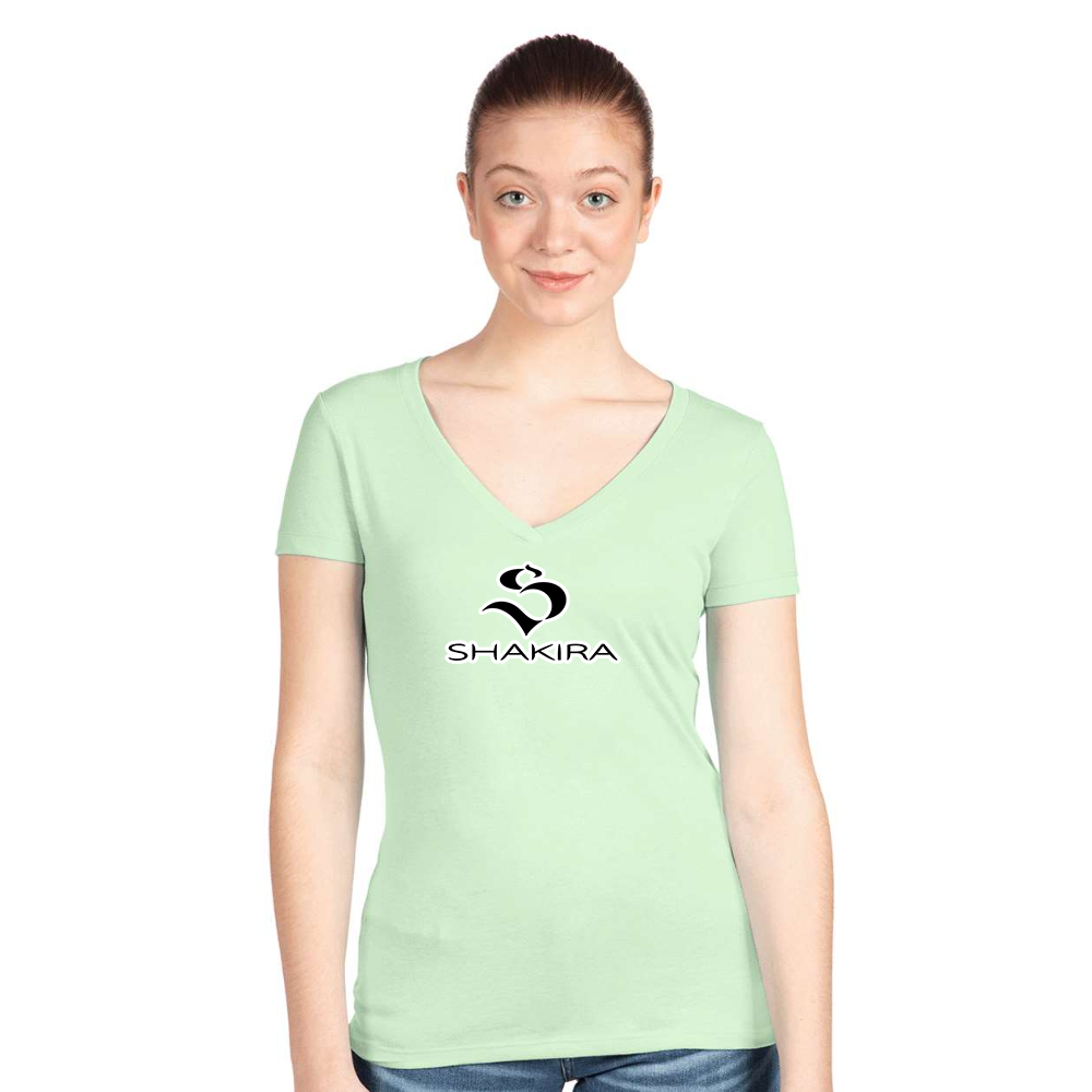 Women's Shakira Next Level Ideal V-Neck T-Shirt