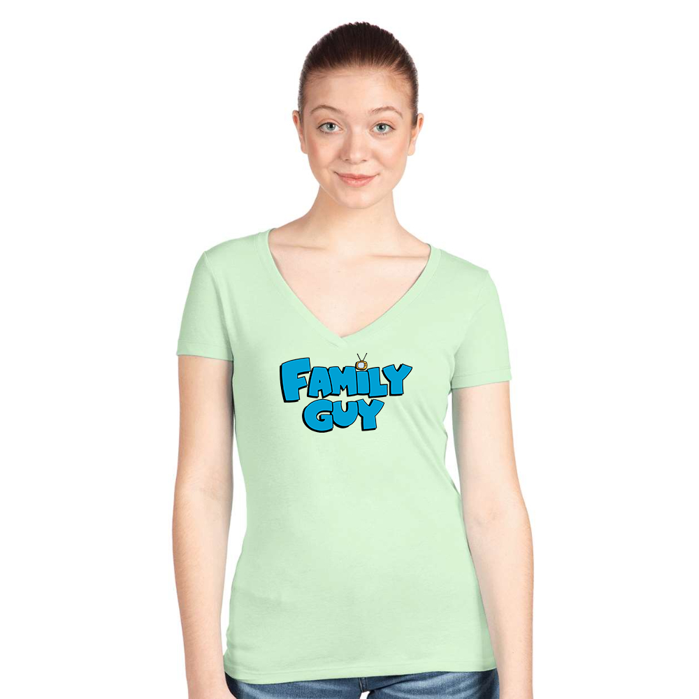 Women's Family Guy Next Level Ideal V-Neck T-Shirt