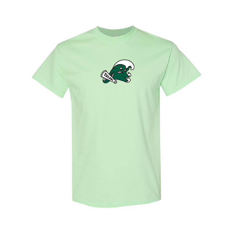 Men's Tulane Green Wave Gildan Heavy Cotton T-Shirt