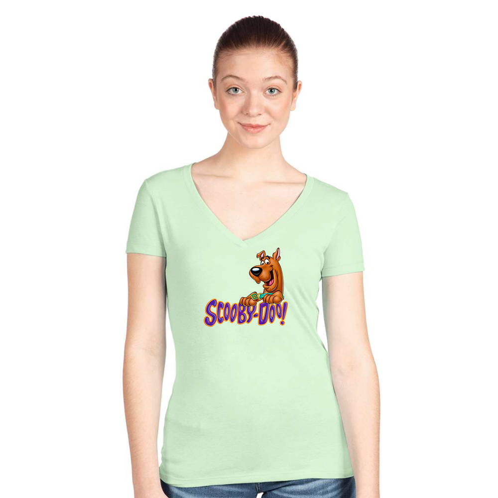 Women's Scooby-Doo Next Level Ideal V-Neck T-Shirt