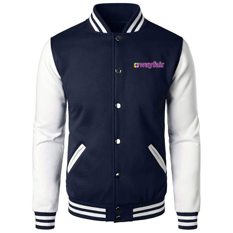 Men’s Wayfair Varsity Baseball Jacket Cotton Blend Letterman Jackets