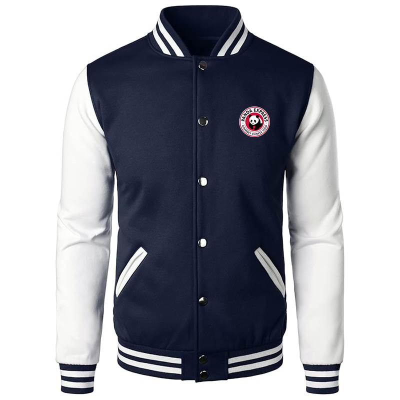 Men’s Panda Express Varsity Baseball Jacket Cotton Blend Letterman Jackets