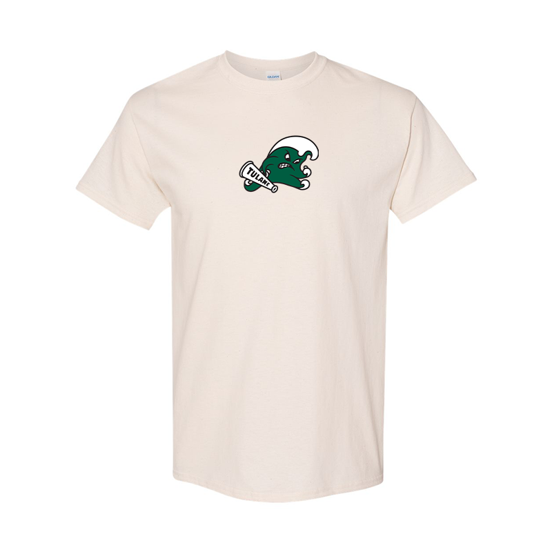 Men's Tulane Green Wave Gildan Heavy Cotton T-Shirt