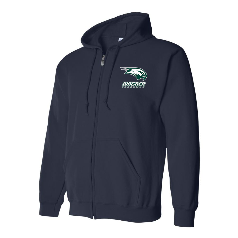 Men's Wagner Seahawks Full Zip Hoodie