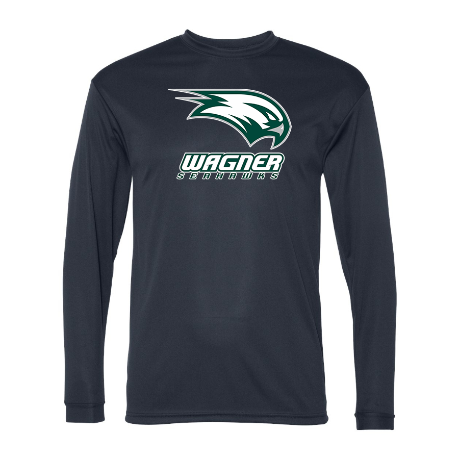 Men's Wagner Seahawks Performance Long Sleeve T-Shirt