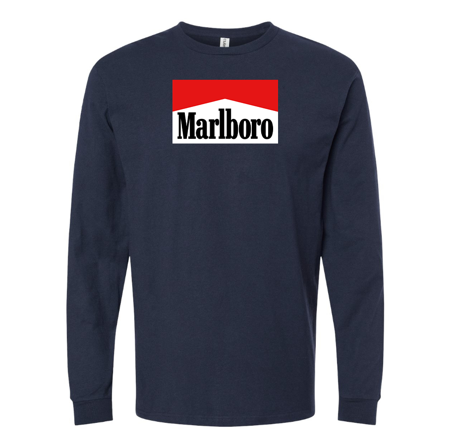 Men's Marlboro Cotton Long Sleeve T-Shirt