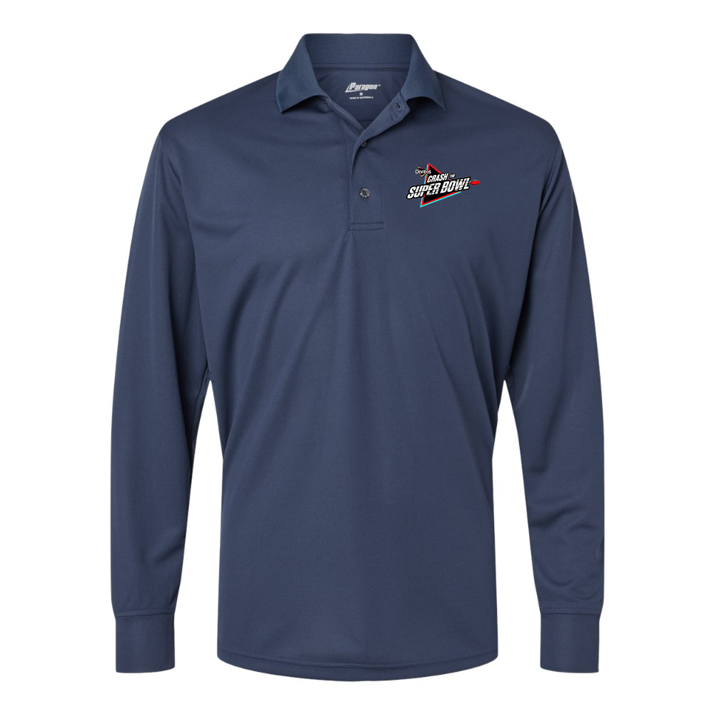 Men's Crash the Super Bowl  Paragon Prescott Long Sleeve Polo