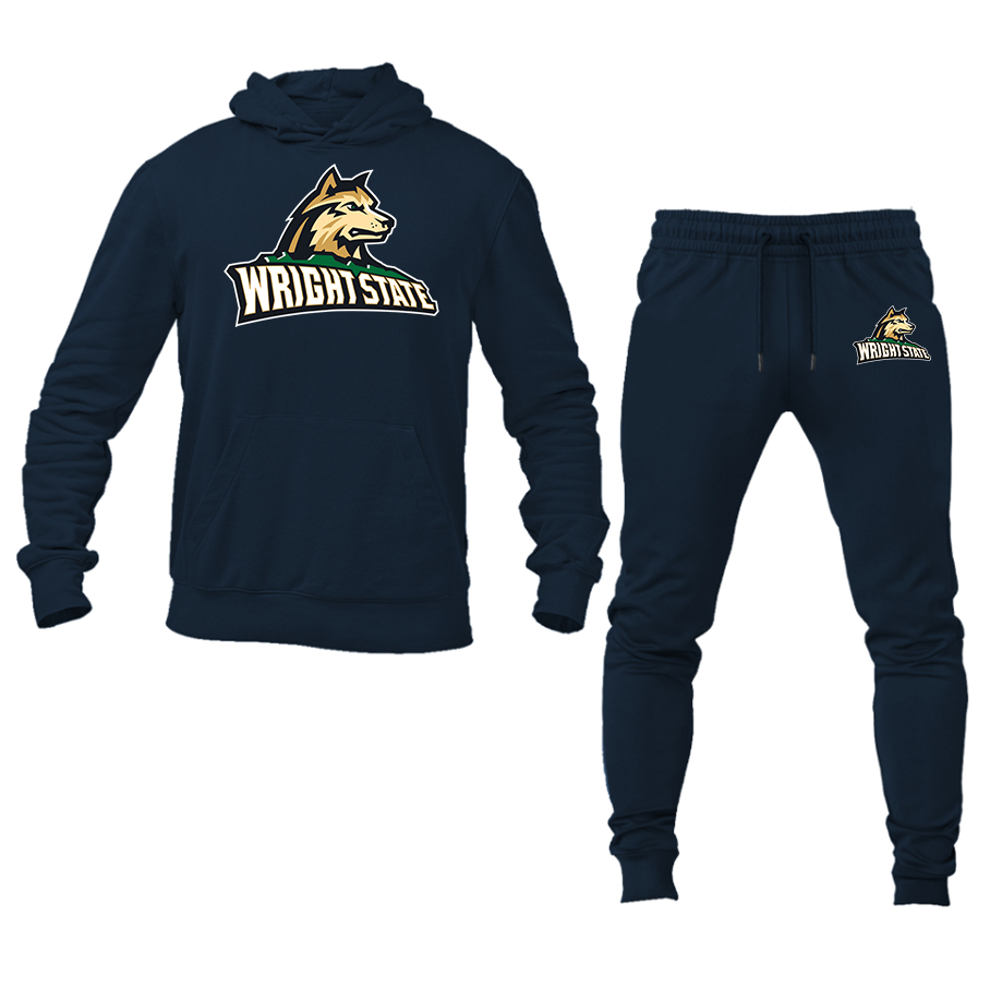 Men's Wright State Raiders Hoodie and Joggers Set