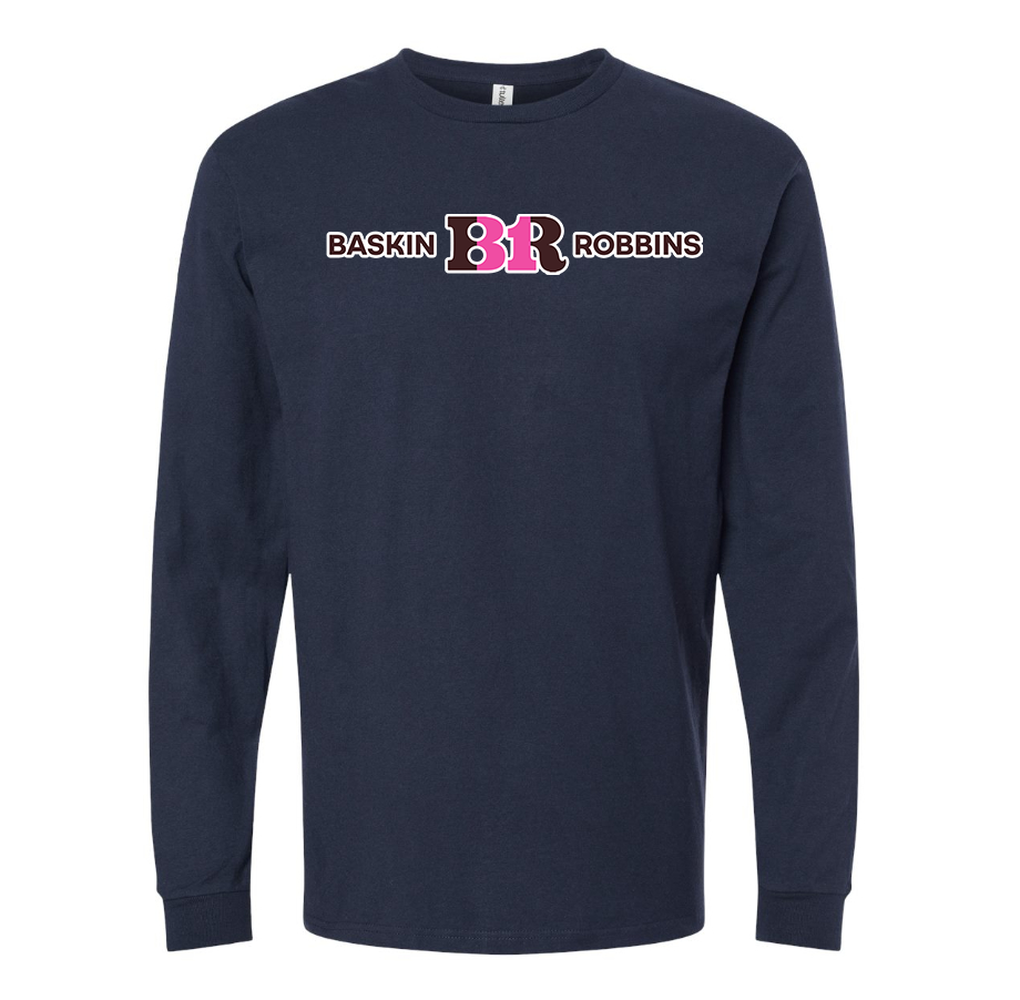 Men's Baskin Rоbbins Cotton Long Sleeve T-Shirt