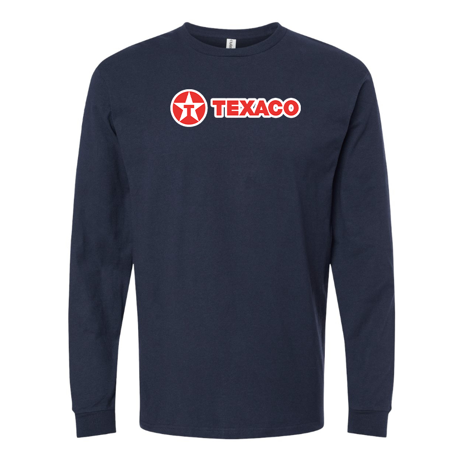 Men's Texaco Cotton Long Sleeve T-Shirt