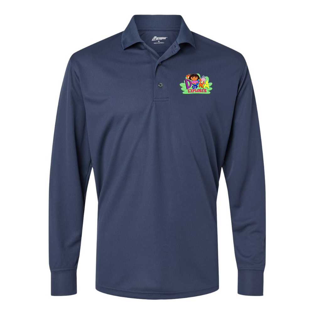 Men's  Dora the Explorer Paragon Prescott Long Sleeve Polo