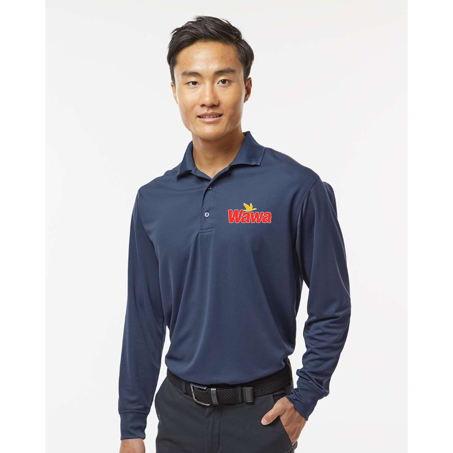 Men's Wawa Gas Station Paragon Prescott Long Sleeve Polo