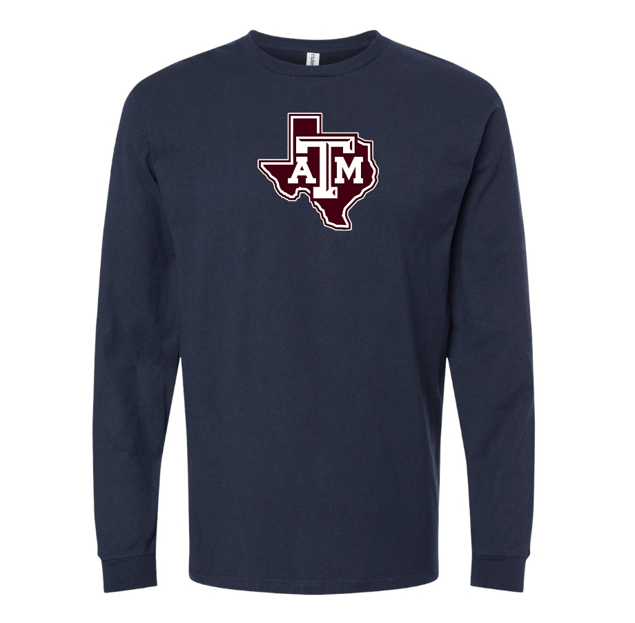 Men's Texas AM Aggies Cotton Long Sleeve T-Shirt