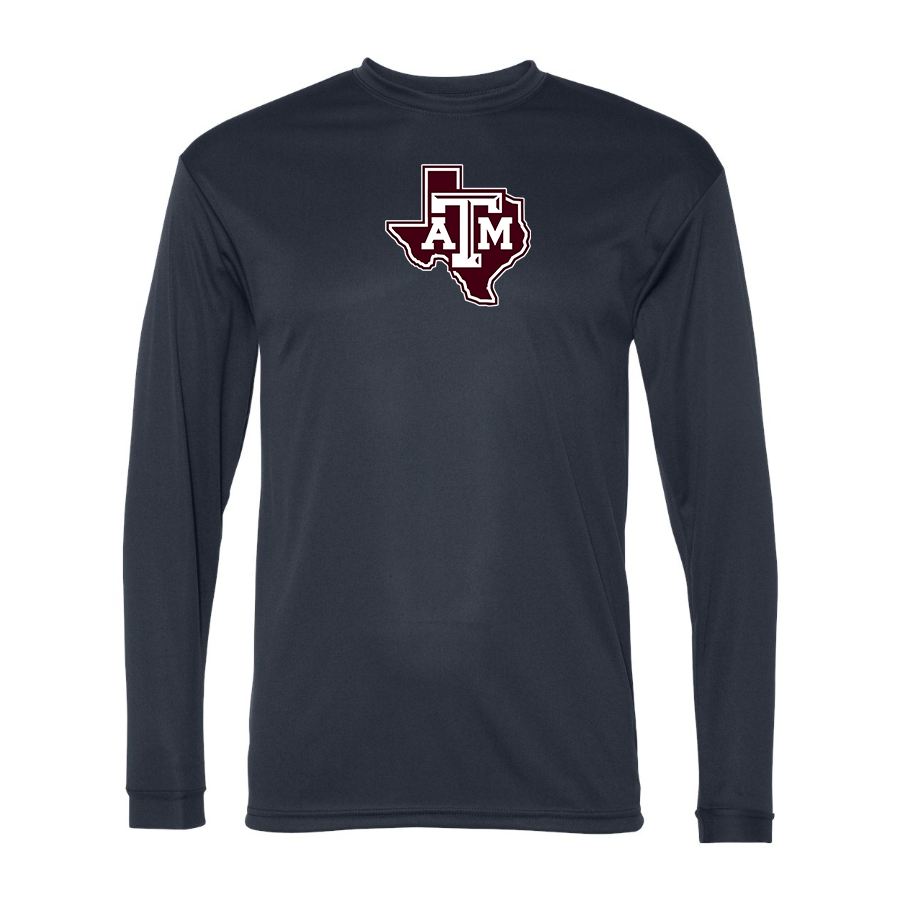 Men's Texas AM Aggies Polyester Long Sleeve T-Shirt