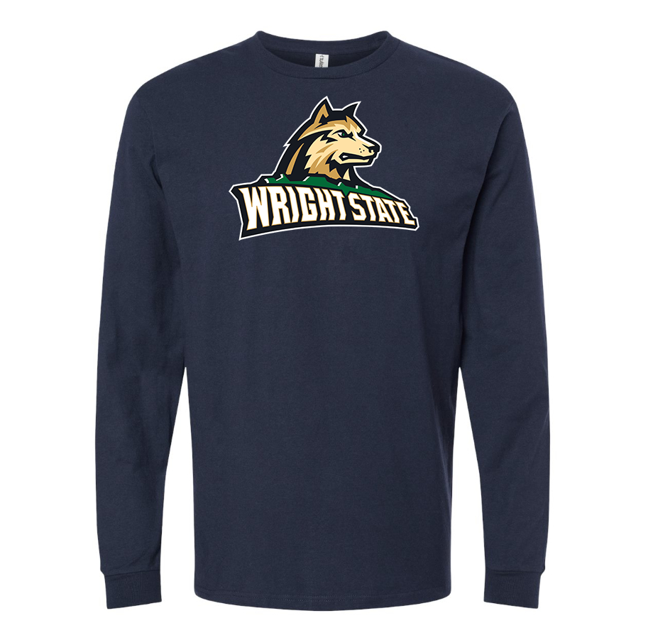 Men's Wright State Raiders Cotton Long Sleeve T-Shirt