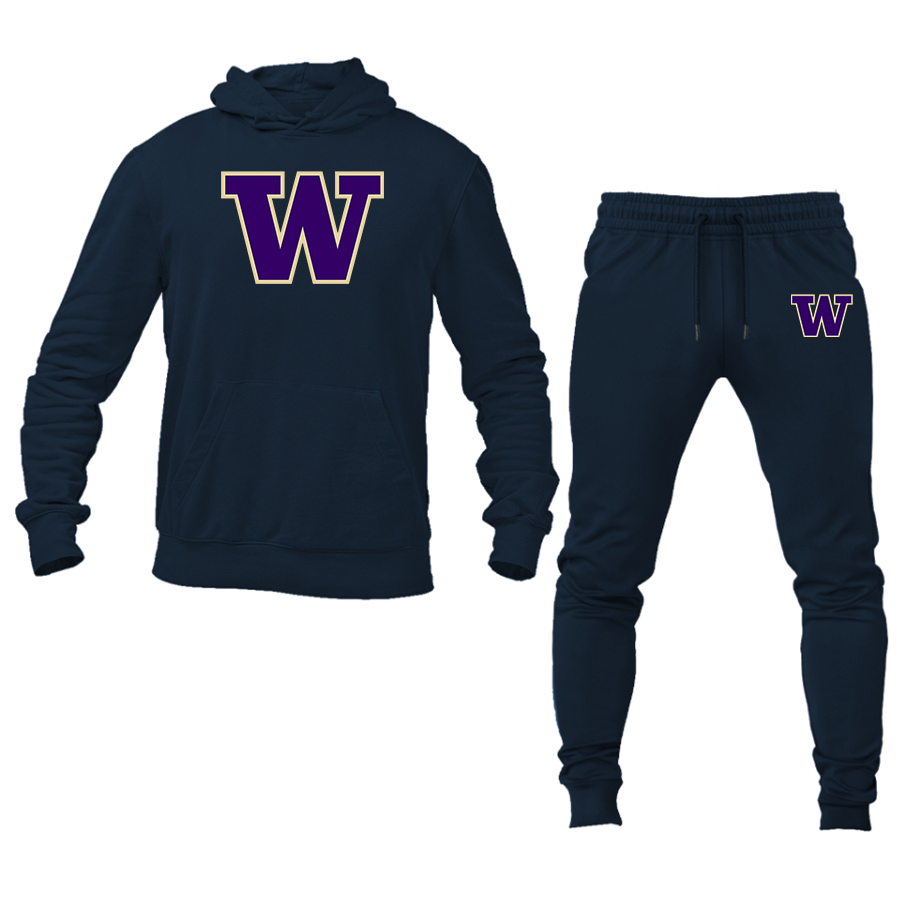 Men's Washington Huskies Hoodie and Joggers Set