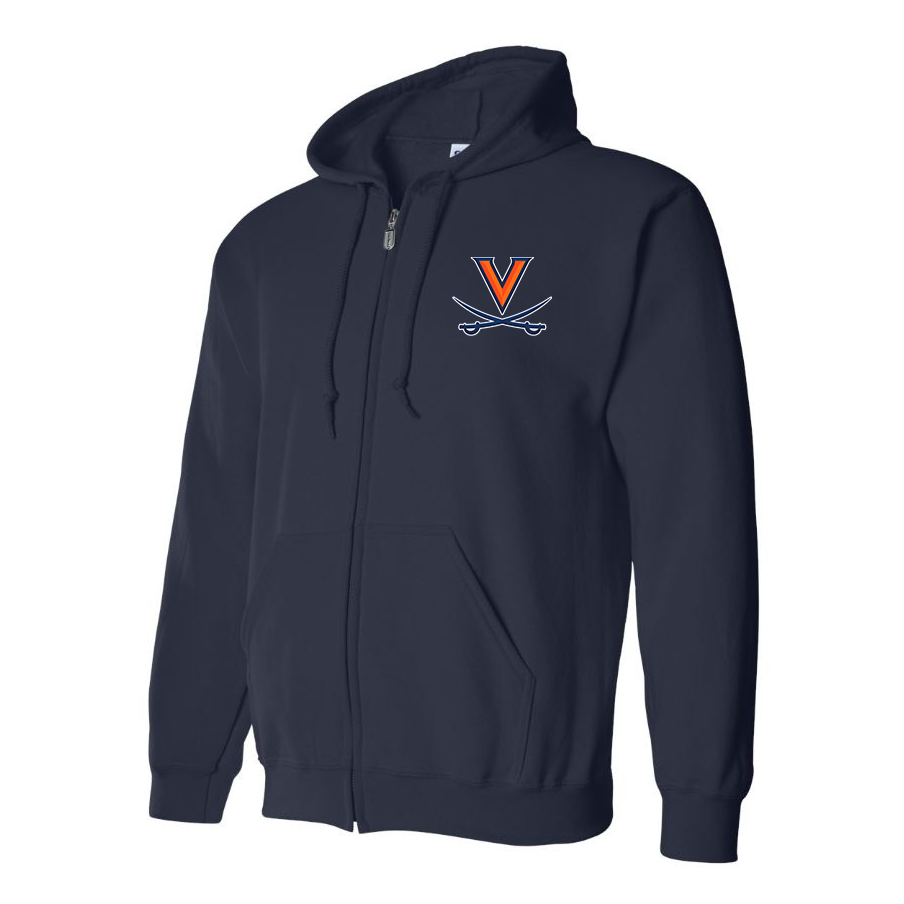 Men's Virginia Cavaliers Full Zip Hoodie