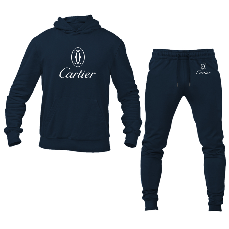 Unisex Cartier Jewellers And Watchmakers Hoodie and Joggers set