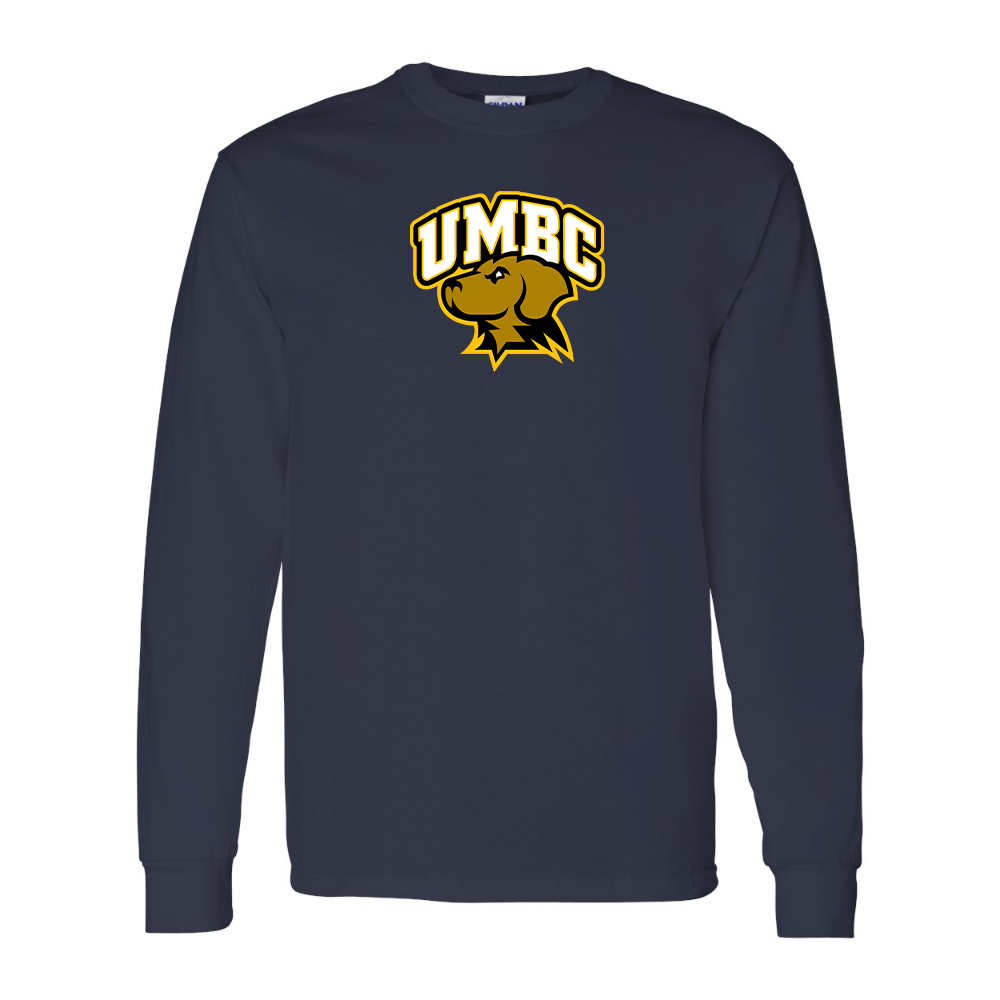 Men's UMBC Retrievers Gildan Heavy Cotton Long Sleeve T-Shirt