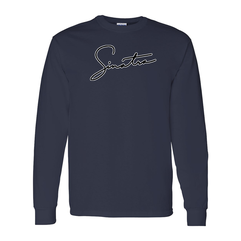 Men's Frank Sinatra Gildan Heavy Cotton Long Sleeve T-Shirt