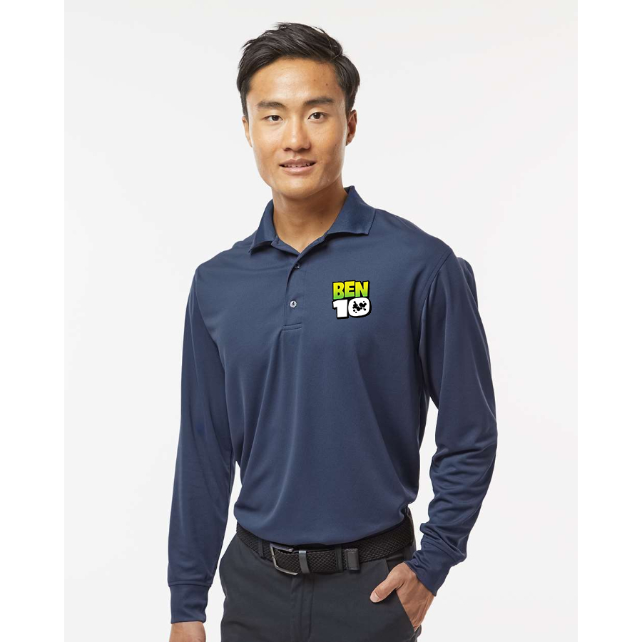 Men's  Ben 10 Paragon Prescott Long Sleeve Polo