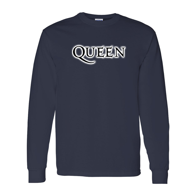 Men's Queen Gildan Heavy Cotton Long Sleeve T-Shirt