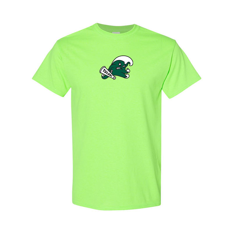 Men's Tulane Green Wave Gildan Heavy Cotton T-Shirt