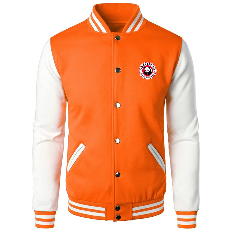 Men’s Panda Express Varsity Baseball Jacket Cotton Blend Letterman Jackets