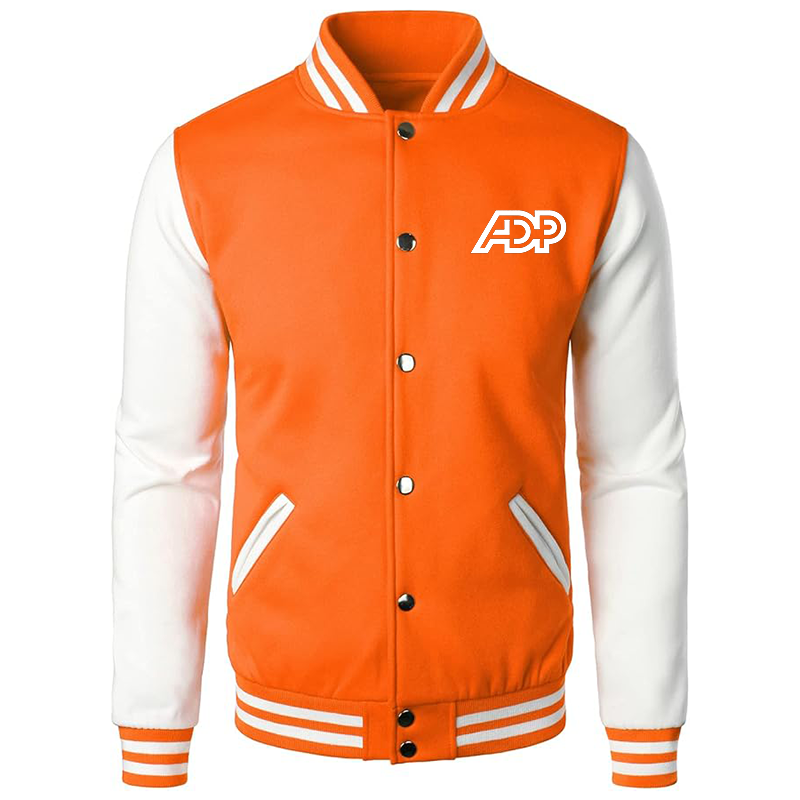 Men’s ADP Varsity Baseball Jacket Cotton Blend Letterman Jackets