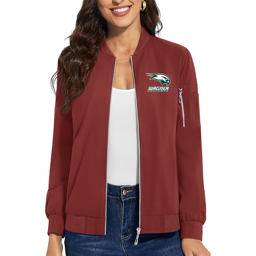 Women's Wagner Seahawks   Premium Bomber Jacket with Polished Detailing and Functional Sleeve Pocket Modern Luxury Outerwear